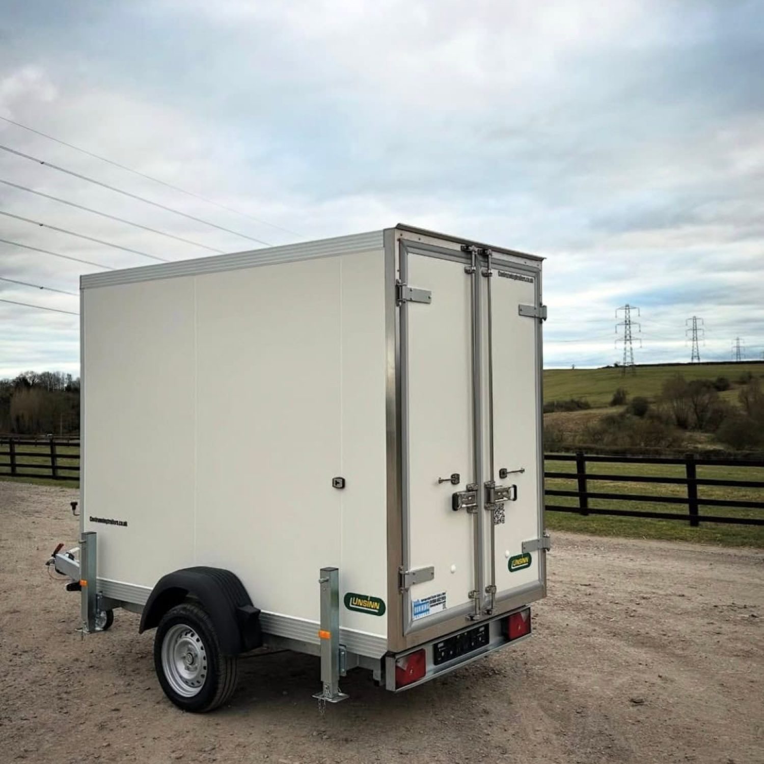 2.5m Freezer Trailer - Mobile Refrigerated and Freezer Trailer Sales from Cool Running Trailers Ltd, Buckinghamshire.