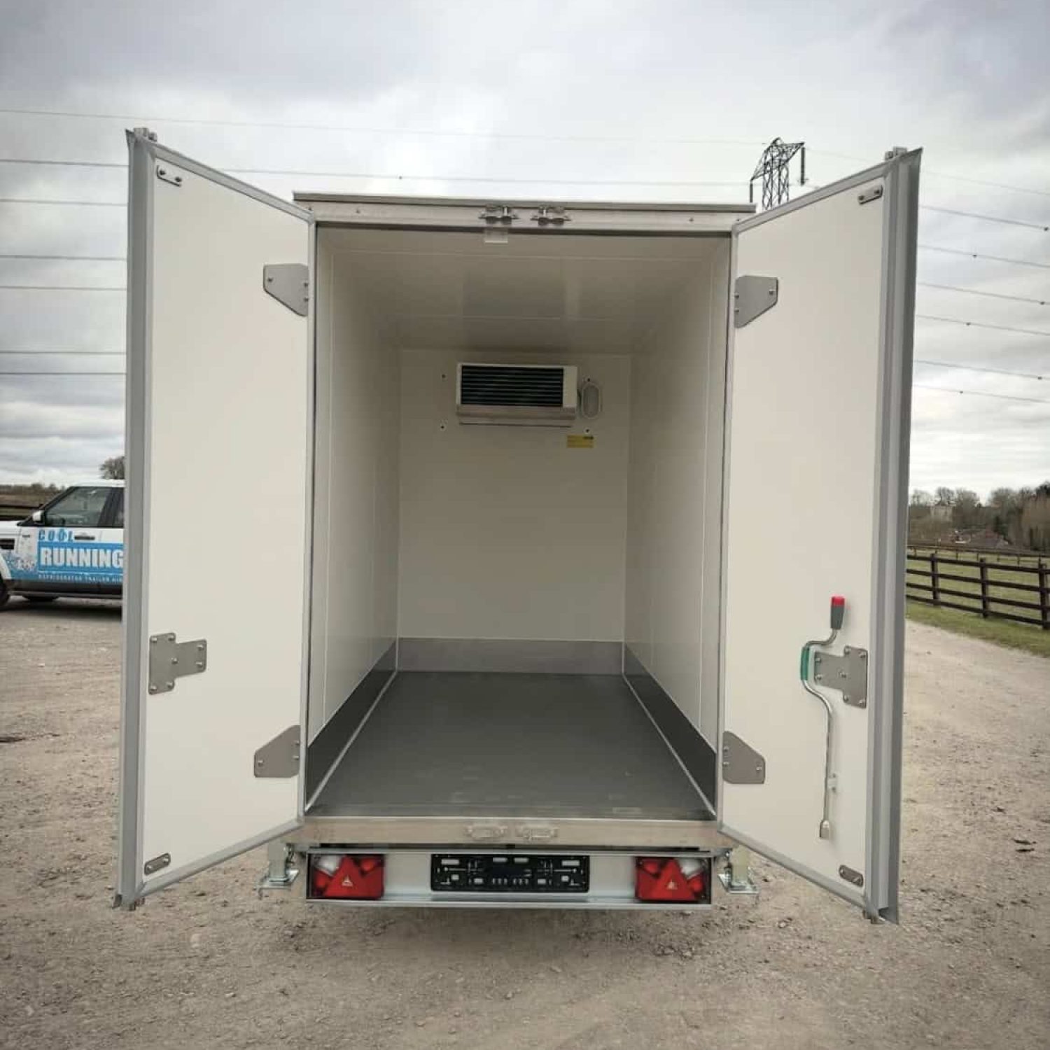 2.5m Freezer Trailer - Mobile Refrigerated and Freezer Trailer Sales from Cool Running Trailers Ltd, Buckinghamshire.